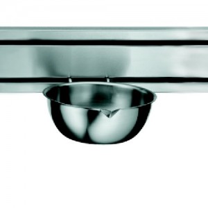 Franke Rail System 8.5" Kitchen Bowl in Stainless Steel FKX1025